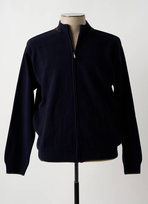 Gilet manches longues bleu COFOX pour homme
