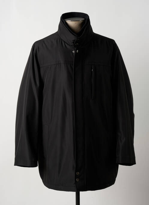 Parka noir LUIGI MORINI pour homme