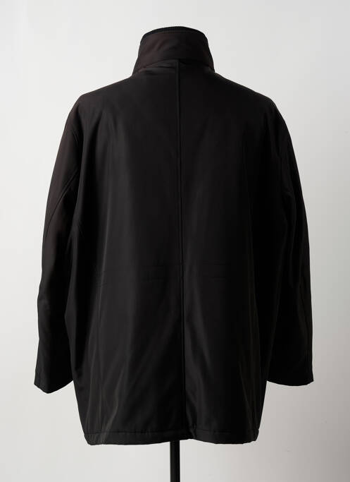 Parka noir LUIGI MORINI pour homme