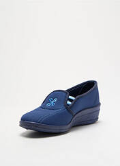 Chaussons/Pantoufles bleu WAPITI pour femme seconde vue
