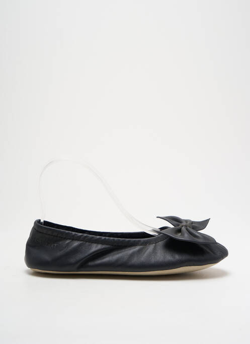 Chaussons/Pantoufles noir ISOTONER pour femme