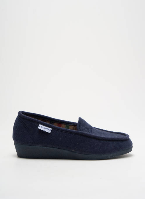 Chaussons/Pantoufles bleu LA CADENA pour femme