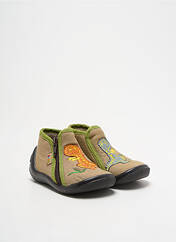 Chaussons/Pantoufles beige BOPY pour garçon seconde vue
