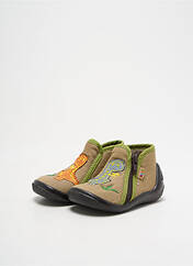 Chaussons/Pantoufles beige BOPY pour garçon seconde vue