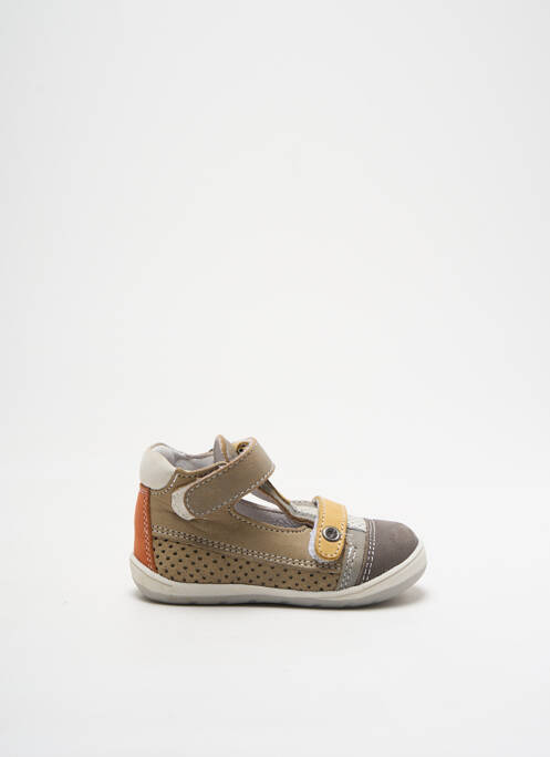 Bottillons fermeture scratch bout rond gris BELLAMY garcon