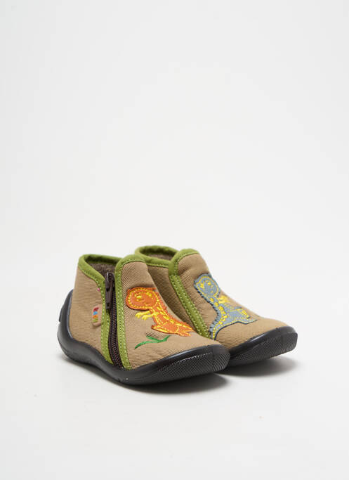 Chaussons/Pantoufles beige BOPY pour garçon
