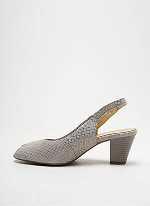 Escarpins fermeture boucle(s) talon de 4 à 6cm gris ARA femme