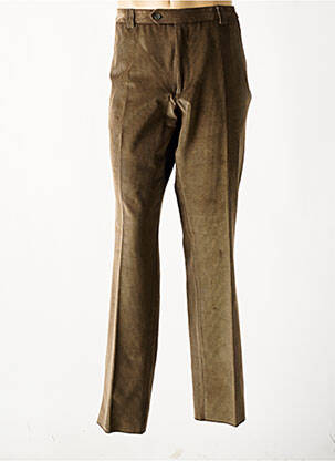 Pantalon droit stretch taille normale vert COSSERAT homme