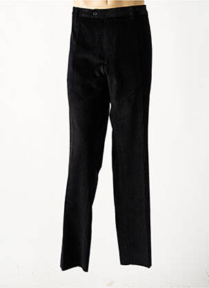 Pantalon droit stretch taille normale noir COSSERAT homme