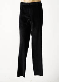 Pantalon droit tissage velours taille normale noir COSSERAT homme