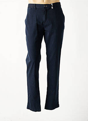Pantalon chino tissage popeline taille normale bleu COFOX homme
