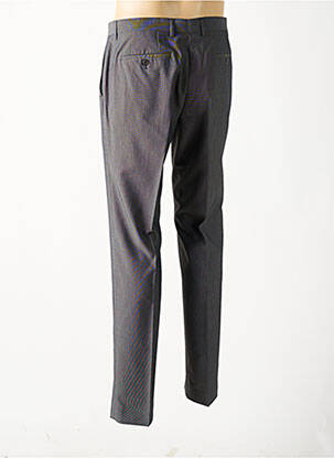Pantalon slim tissage chiné taille haute gris LIFE STYLER homme