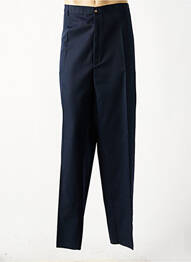Pantalon droit tissage popeline taille normale bleu STRONGEST homme