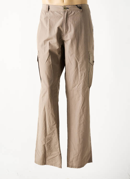 Pantalon large coupe droite taille normale marron COFOX homme