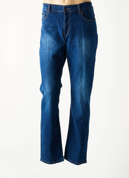 Jeans coupe droite bleu RICA LEWIS pour homme