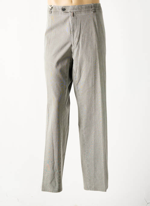 Jeans coupe droite gris BRUNO SAINT HILAIRE pour homme