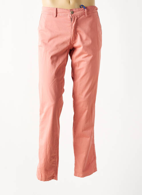 Pantalon chino rose DELAHAYE pour homme