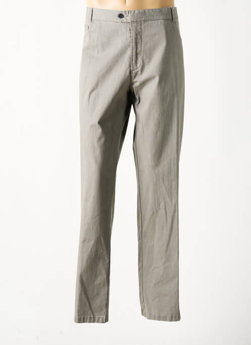 Pantalon droit gris DELAHAYE pour homme