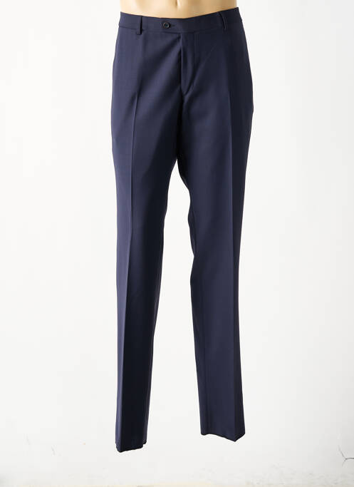 Pantalon slim bleu BRUNO SAINT HILAIRE pour homme