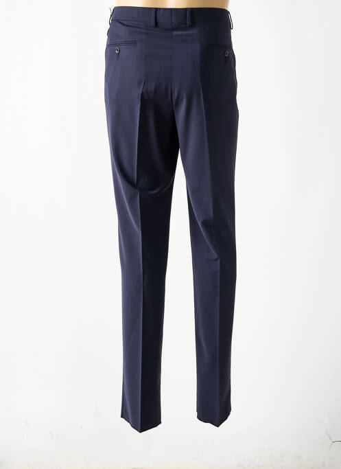Pantalon slim bleu BRUNO SAINT HILAIRE pour homme