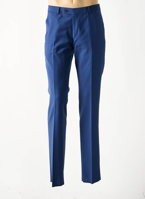 Pantalon slim bleu BRUNO SAINT HILAIRE pour homme