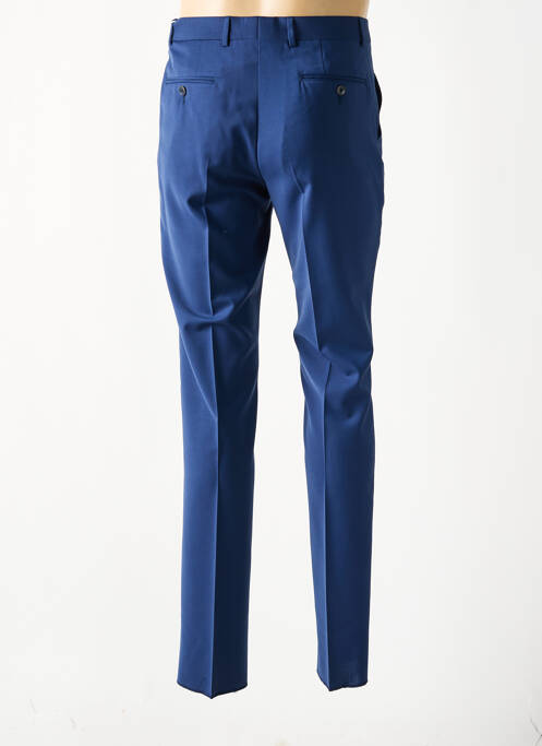 Pantalon slim bleu BRUNO SAINT HILAIRE homme