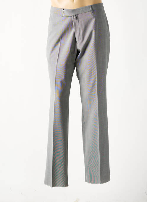 Pantalon slim gris BRUNO SAINT HILAIRE pour homme