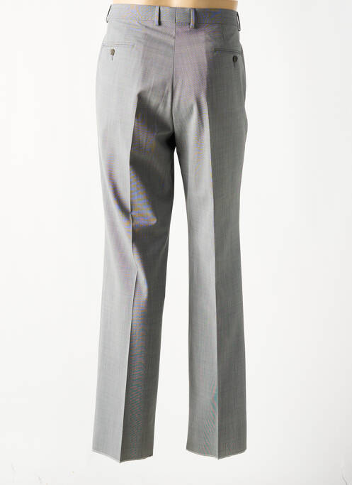 Pantalon slim gris BRUNO SAINT HILAIRE pour homme