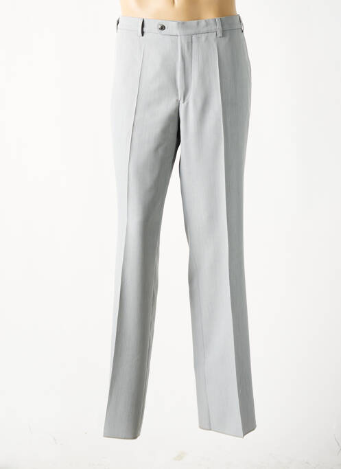 Pantalon slim gris LUIGI MORINI pour homme