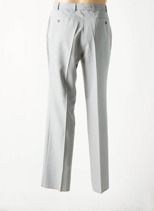 Pantalon slim gris LUIGI MORINI pour homme