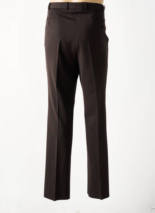 Pantalon slim marron BRUNO SAINT HILAIRE pour homme