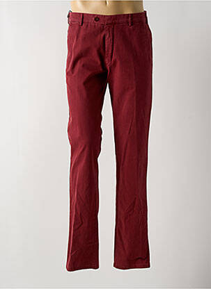 Pantalon droit coupe droite rouge MEYER homme