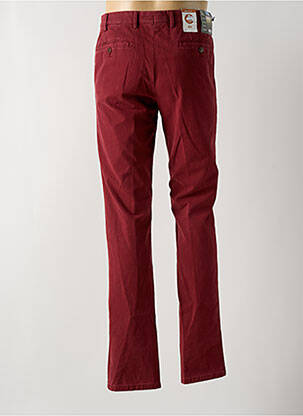 Pantalon droit coupe droite rouge MEYER homme