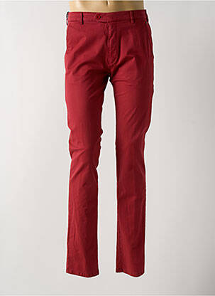 Pantalon droit coupe droite rouge MEYER homme