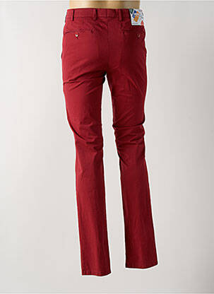 Pantalon droit coupe droite rouge MEYER homme