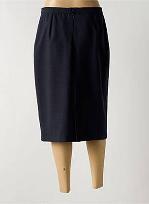 Jupe mi-longue taille à pinces noir PIER BÉ femme