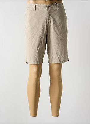 Bermuda taille à pinces taille normale beige COFOX homme