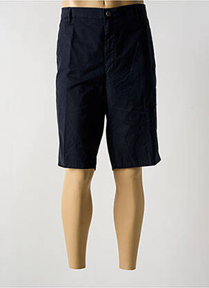 Bermuda taille à pinces taille normale bleu MEYER homme