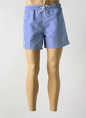 Short de bain tissage popeline bleu EMINENCE homme
