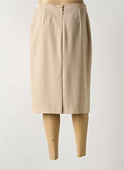 Jupe mi-longue beige GERARD PASQUIER pour femme seconde vue