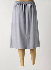 Jupe mi-longue gris GEVANA pour femme seconde vue