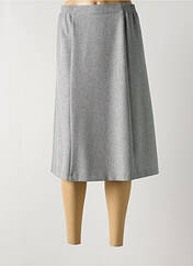 Jupe mi-longue gris GEVANA pour femme seconde vue