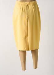 Jupe mi-longue jaune FRANK EDEN pour femme seconde vue