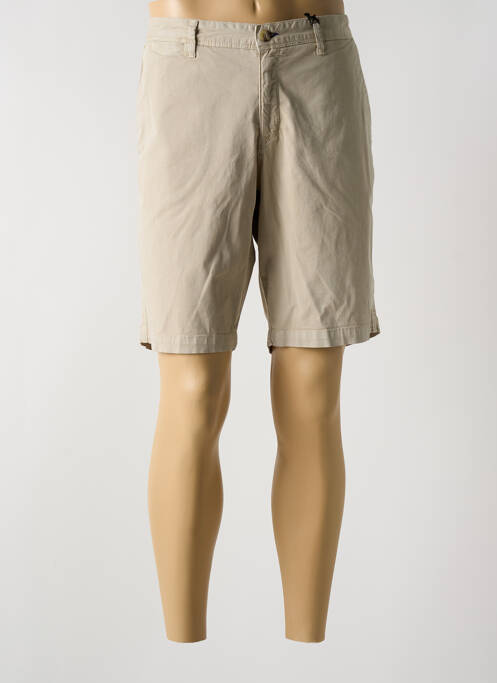 Bermuda taille à pinces taille normale beige COFOX homme