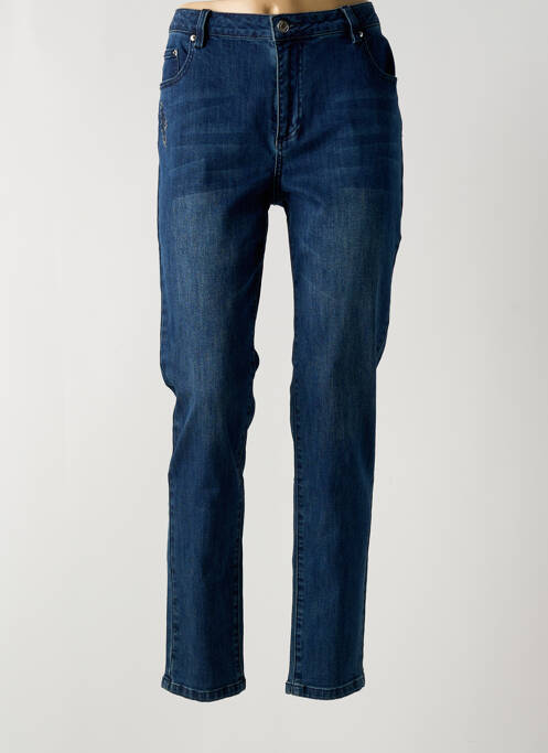 Jeans coupe slim bleu FRED SABATIER pour femme