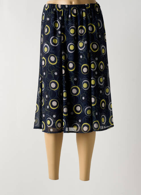 Jupe mi-longue bleu GEVANA pour femme
