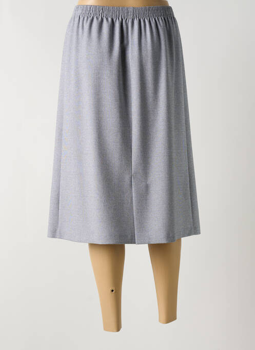 Jupe mi-longue gris GEVANA pour femme