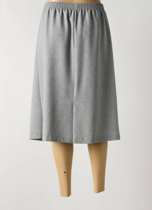 Jupe mi-longue gris GEVANA pour femme