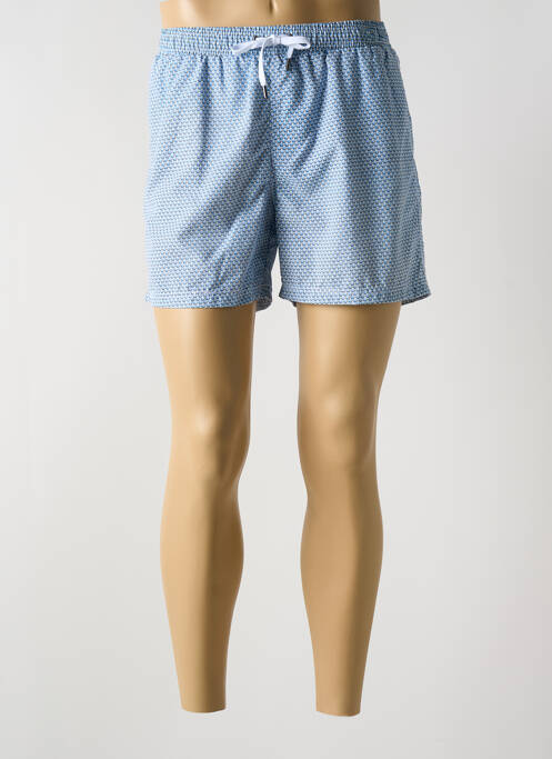 Short de bain bleu DELAHAYE pour homme