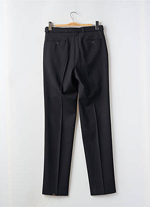 Pantalon droit coupe droite noir BRUNO SAINT HILAIRE homme
